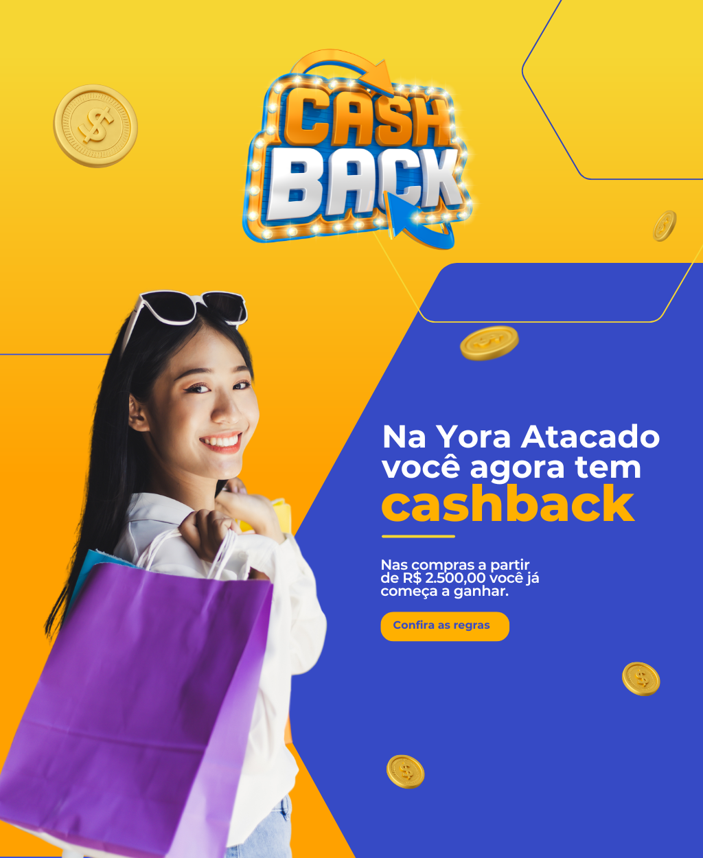Cashback Yora Atacado