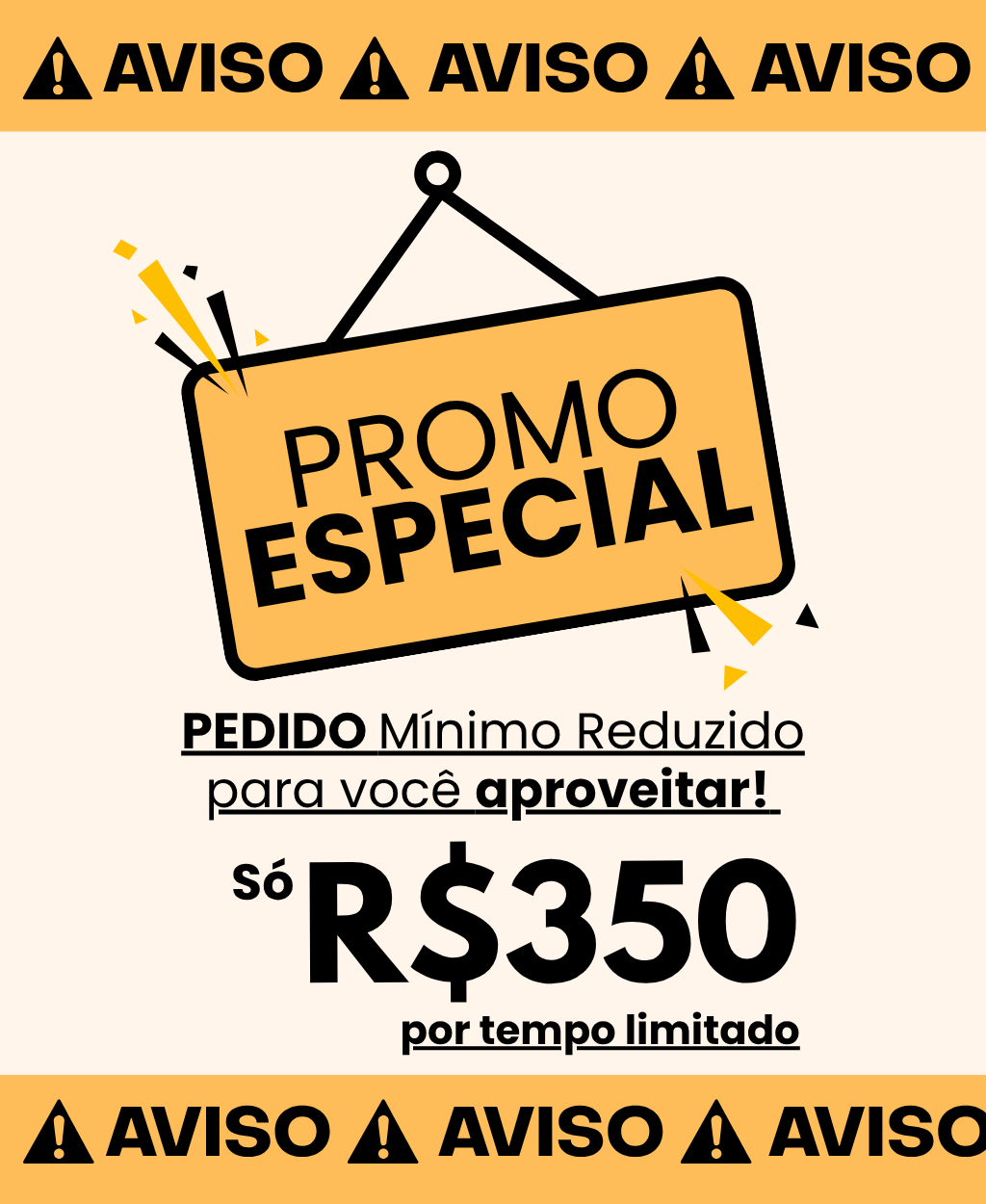 Pedido Mínimo Reduzido