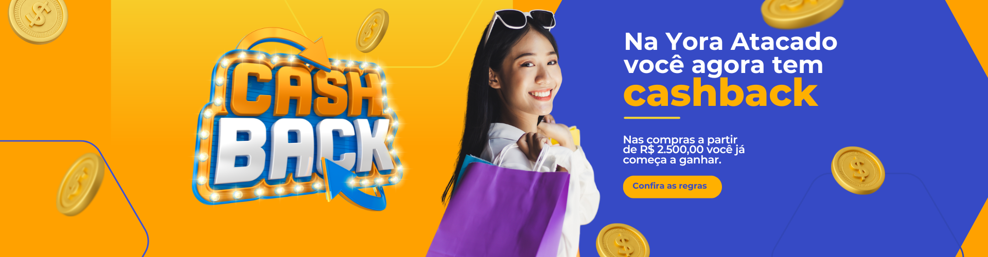 Cashback Yora Atacado