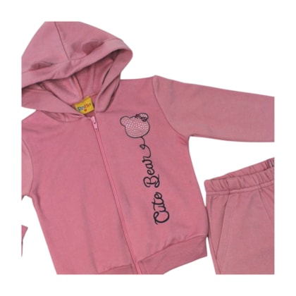 Agasalho Feminino Aberto Cute Bear 26160 - Rollu