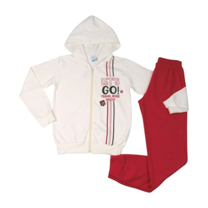 Agasalho Feminino Aberto Estampa Go 18746 - Teddy