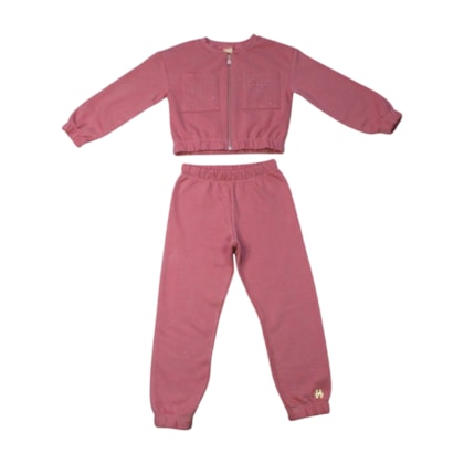 Agasalho Feminino Aberto Strass Bolso 9629 - Livy