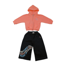 Agasalho Feminino Blusa Coração e Capuz e Calça - 1536 - Le Petit 