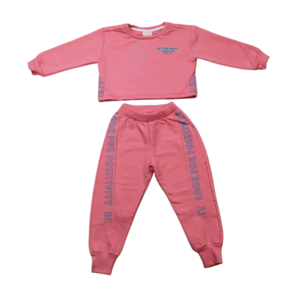Agasalho Feminino Blusa Moletom e Calça Positivity - 1530 - Le Petit 