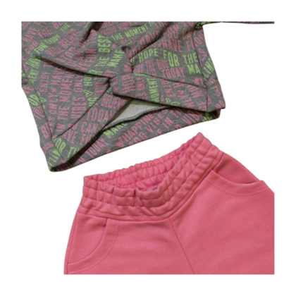Agasalho Feminino Blusa Vibes Calça Wide - 1535 - Le Petit 