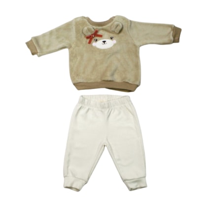 Agasalho Feminino Blusão Carinha e Calça  34002 - Iaze