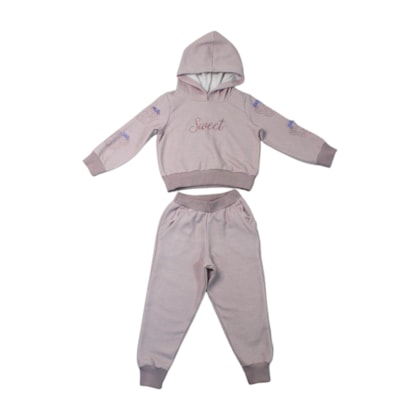 Agasalho Feminino Blusão Sweet com Capuz 37315 - Angerô