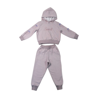 Agasalho Feminino Blusão Sweet com Capuz 37315 - Angerô