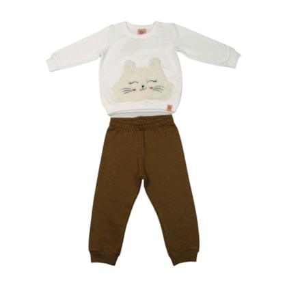 Agasalho Feminino Bolso Carinha Pelúcia 60607 - kely Kety