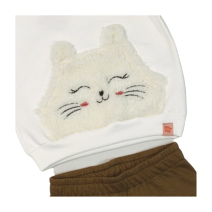 Agasalho Feminino Bolso Carinha Pelúcia 60607 - kely Kety