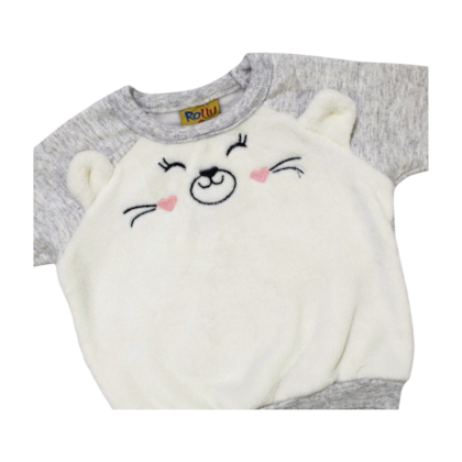Agasalho Feminino Carinha Pelúcia 23126 - Rollu 