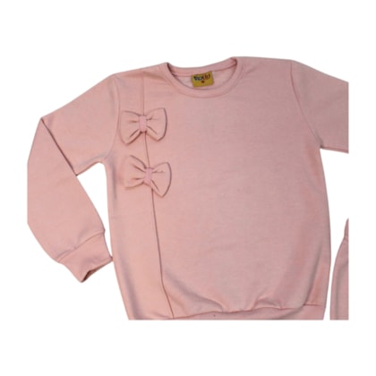 Agasalho Feminino com Aplique Laços 26155 - Rollu