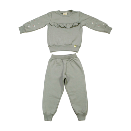 Agasalho Feminino com Babado 37009 - Angerô 