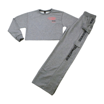 Agasalho Feminino Com Calça Cargo 2570 - Itgirl 