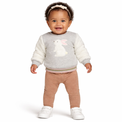 Agasalho Feminino com Coelho Bordado Pelúcia 2000938 - Milon