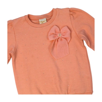 Agasalho Feminino com Laço e Strass 37337 - Angerô