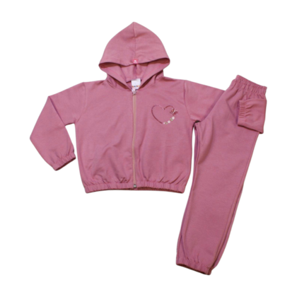 Agasalho Feminino Coração Bordado 11686 - Kaiani