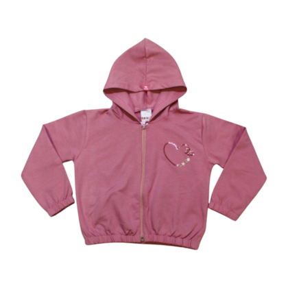 Agasalho Feminino Coração Bordado 11686 - Kaiani