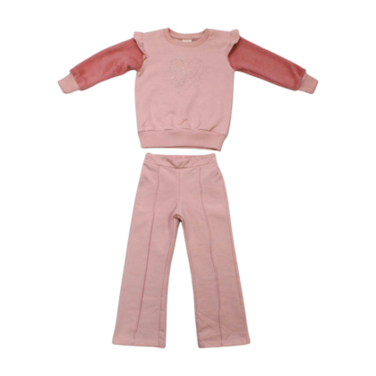 Agasalho Feminino Coração Strass 37010 - Angerô
