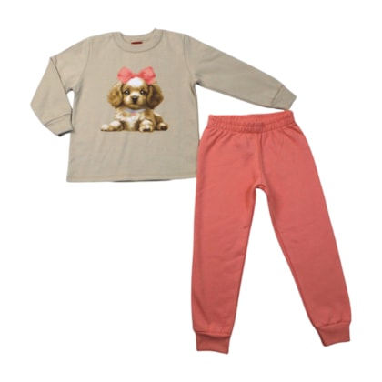 Agasalho Feminino Estampa Cachorro 1001508 - Kyly