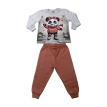 Agasalho Feminino Estampa Panda 1001530 - Kyly