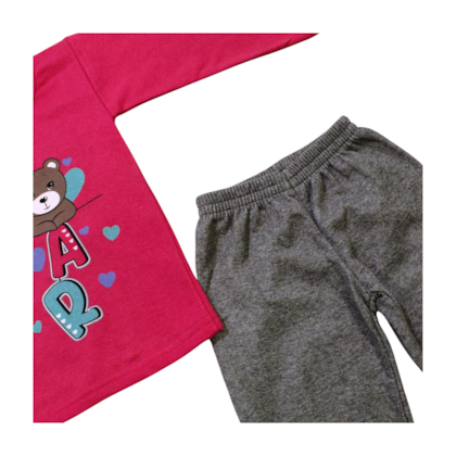 Agasalho Feminino Estampa Ursa 160 - Cleomara 