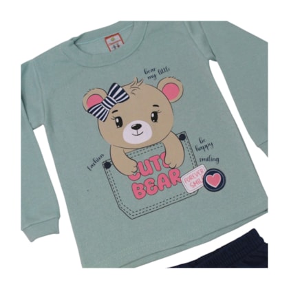 Agasalho Feminino Estampa Ursa 160 - Cleomara