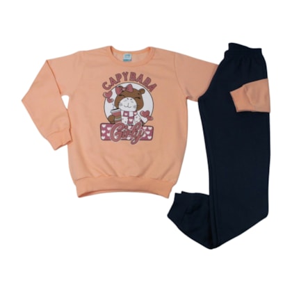 Agasalho Feminino Estampado Girly 18742 - Teddy