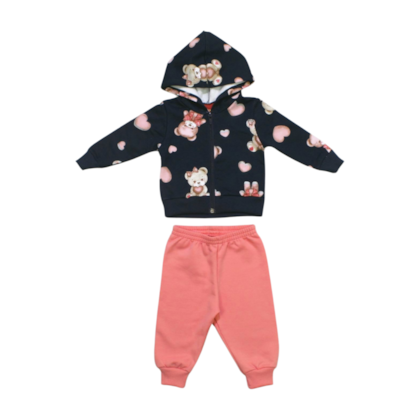 Agasalho Feminino Estampado Ursos 1000743 - Kyly 