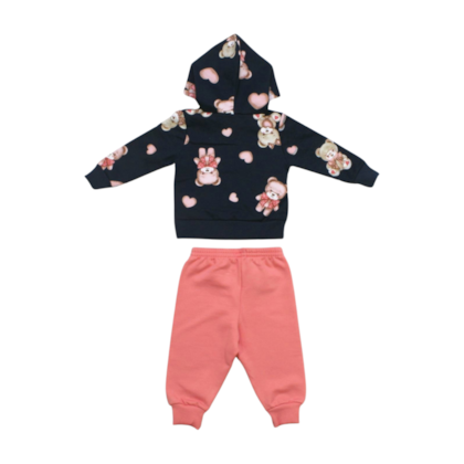 Agasalho Feminino Estampado Ursos 1000743 - Kyly 