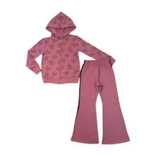 Agasalho Feminino Jaqueta Laços e Calça Flare  26184 - Rollu