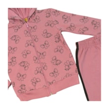 Agasalho Feminino Jaqueta Laços e Calça Flare  26184 - Rollu