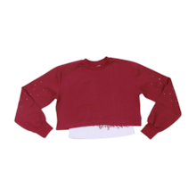 Agasalho Feminino Sobreposto com Strass 37075 - Angerô 
