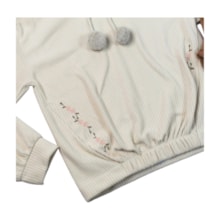 Agasalho Feminino Soft com Capuz e Pom Pom 37374 - Angerô