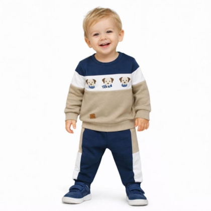 Agasalho Masculino Aplique Bordado Dog 2000815 - Milon