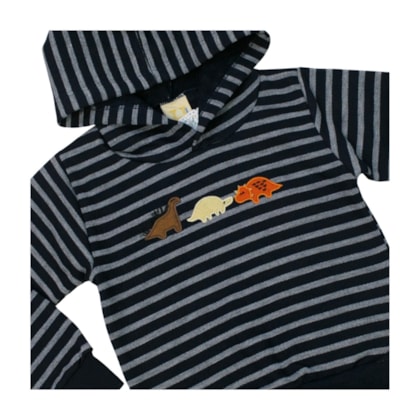 Agasalho Masculino Blusão Bordado Dinossauros e Calça 15051 - Hrradinhos