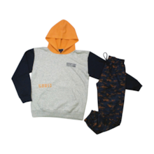 Agasalho Masculino Blusão e Calça Tactel 6388  - LPKIDS 