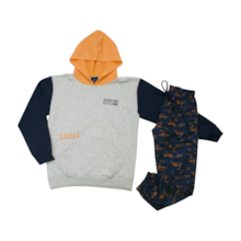 Agasalho Masculino Blusão e Calça Tactel 6388  Tamanho 8 - LPKIDS 