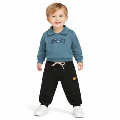 Agasalho Masculino Blusão Polo Urso Bordado 28968 - Angerô