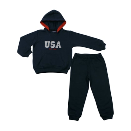 Agasalho Masculino Bordado Usa 415556 - Vrasalon