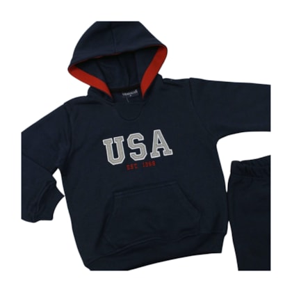Agasalho Masculino Bordado Usa 415556 - Vrasalon