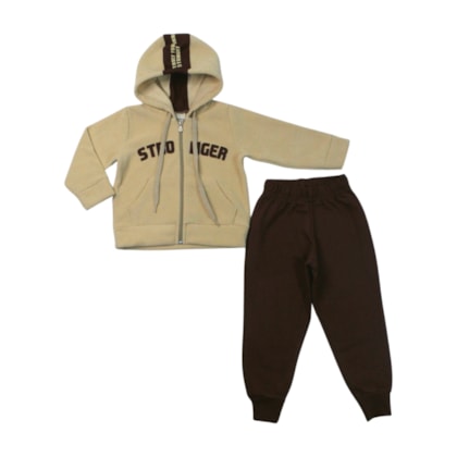 Agasalho Masculino Bouclê Stranger Bordado 28990 - Angerô