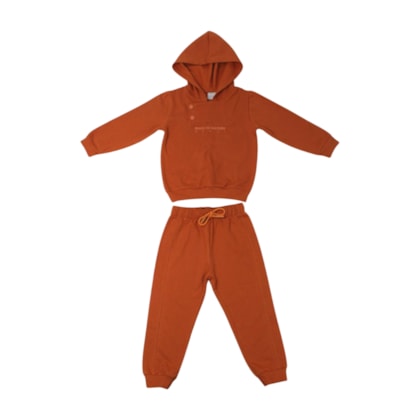 Agasalho Masculino Capuz com Botões Nature 56229- Brandili Mundi