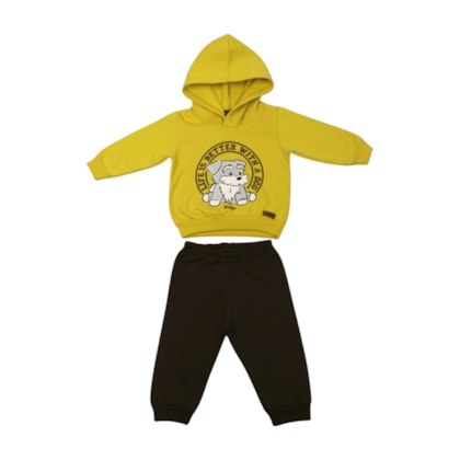 Agasalho Masculino com Capuz Dog 62210 - Rei Rex