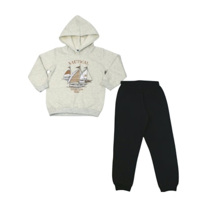 Agasalho Masculino com Capuz Estampado Nautical 62505 - Rei Rex