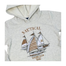 Agasalho Masculino com Capuz Estampado Nautical 62505 - Rei Rex