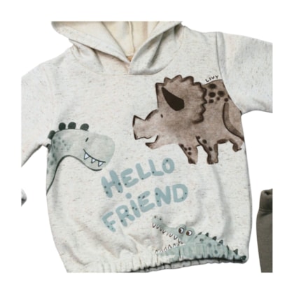 Agasalho Masculino com Capuz Linho Friends 9676 - Livy