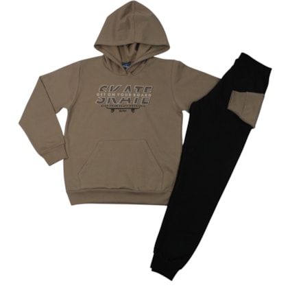 Agasalho Masculino com Capuz Skate 62913 - Rei Rex