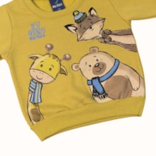 Agasalho Masculino Estampa Bichos 62215 - Rei Rex