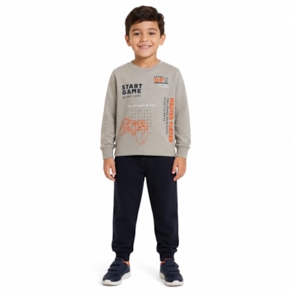 Agasalho Masculino Estampa Controle 56318 - Brandili